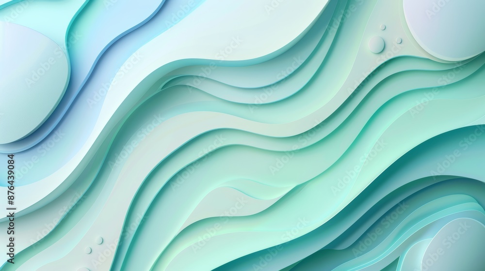 Poster vibrant abstract background for presentation templates generative ai