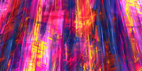 Abstract Colorful Vertical Lines Brushstrokes Painting Background Texture Art Design Element Backdrop Graphic