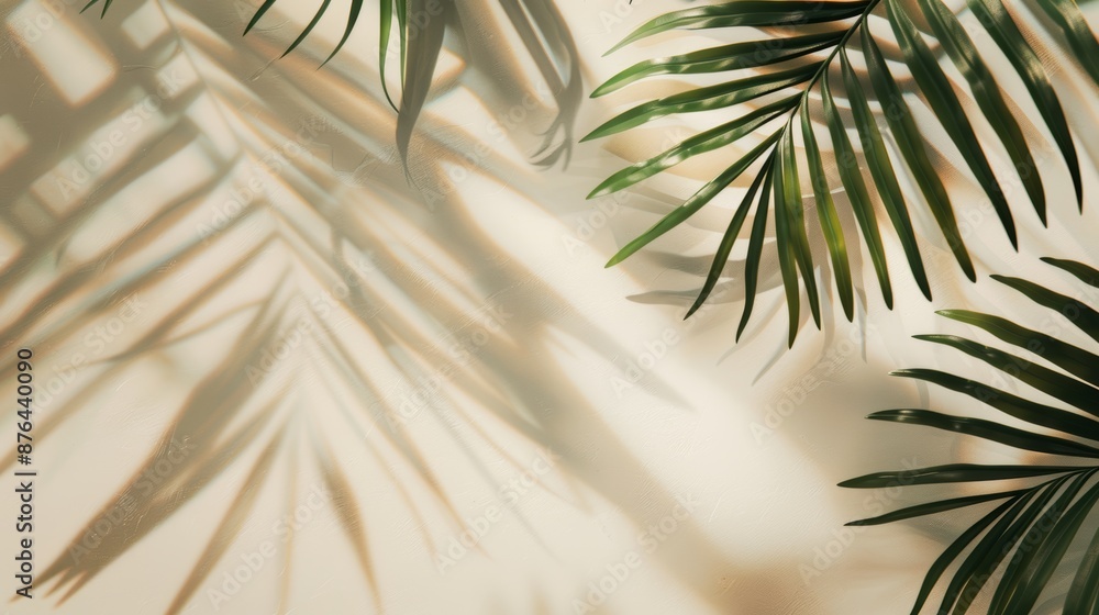 Aufkleber summer vibes background for product presentation generative ai