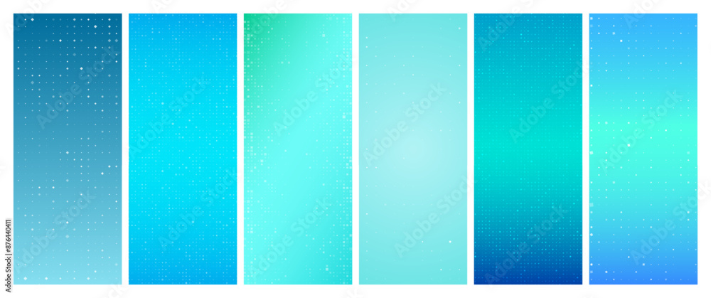 Poster abstract gradient geometric background with squares