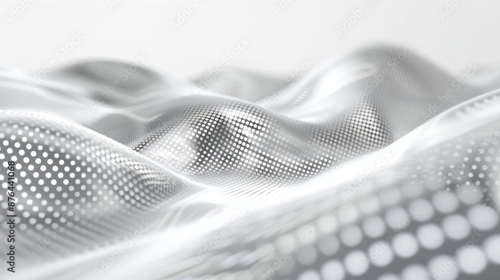 Poster futuristic wave background for business presentations generative ai