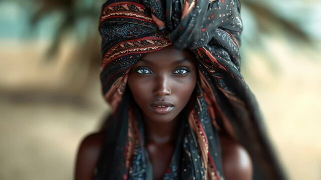 Diversity concept - faces of men and women morphing between each other - different nations, skin colors, beautiful people - loopable footage