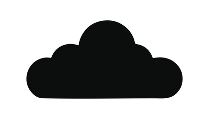 Cloud computing concept illustration, vector symbol.