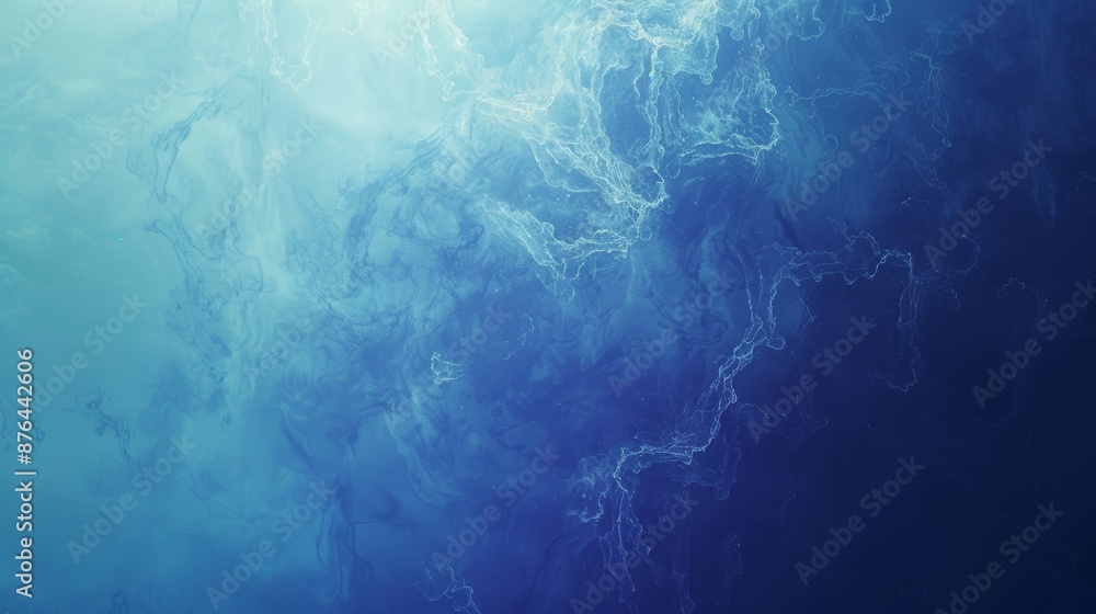 Aufkleber vibrant blue gradient background for creative projects generative ai