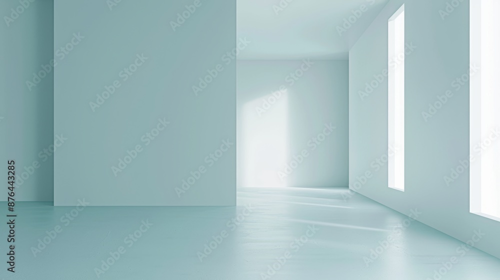 Aufkleber modern studio background for product presentation generative ai