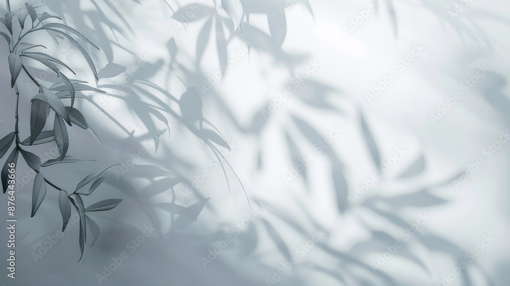 Poster nature inspired presentation background generative ai