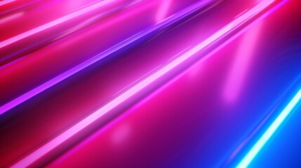 Fototapeta premium Vibrant Neon Lights Background for Party or Club Scene Generative AI