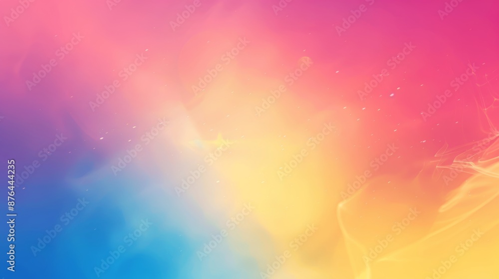 Poster vibrant rainbow gradient background for presentation design generative ai