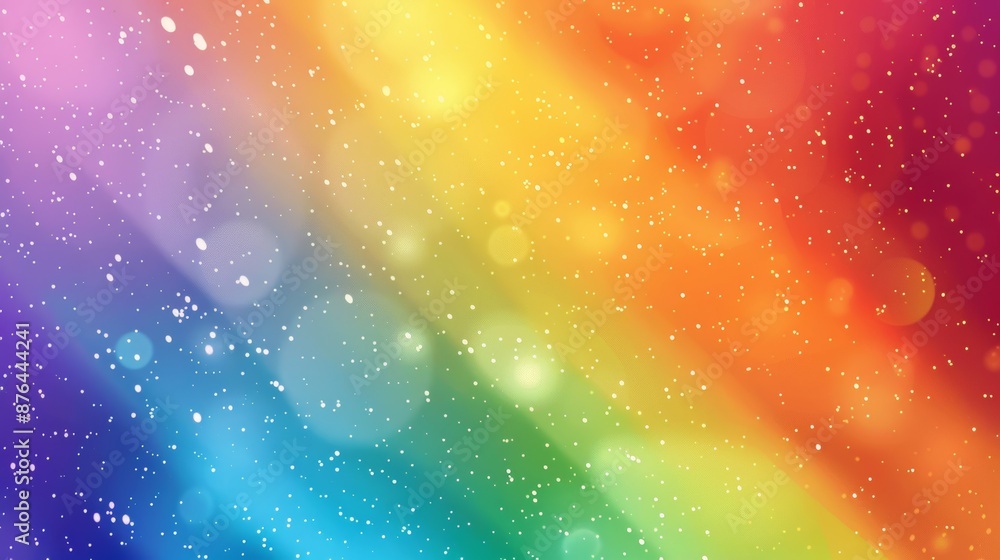 Aufkleber vibrant rainbow gradient background for presentation design generative ai