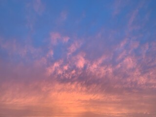 Fototapeta premium sunset in the sky