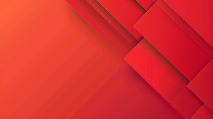 Vibrant Red Gradient Background for Presentations Generative AI