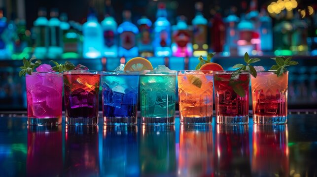 Dive into a spectrum of taste with our best-selling cocktails! - Powered by Adobe