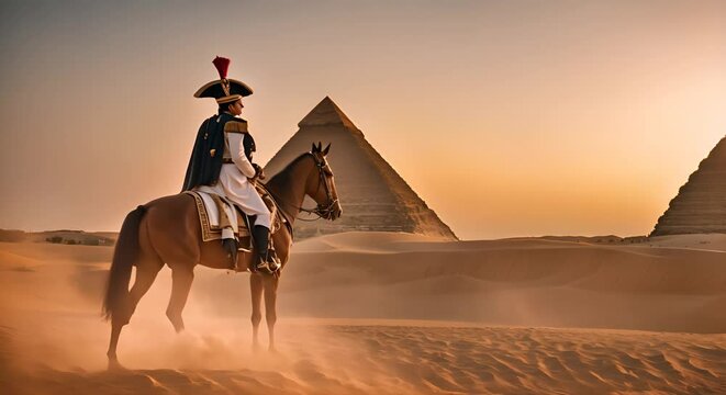 Napoleon's route in Egypt. Napoleon in Egypt.