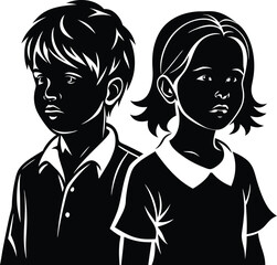 Children avatar illustration bundle