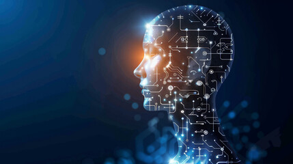 Holographic Connection Represents the Evolving Bond Between Humanity and Technology