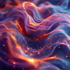 Cosmic Odyssey: Abstract Background in Vibrant Hues