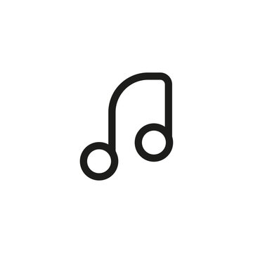 recommend clip art: Music notes, song, melody or tune flat vector icon for musical apps and websites