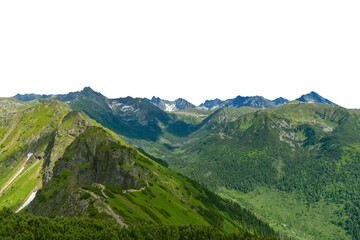 Fototapeta premium mountain landscape. Isolated 