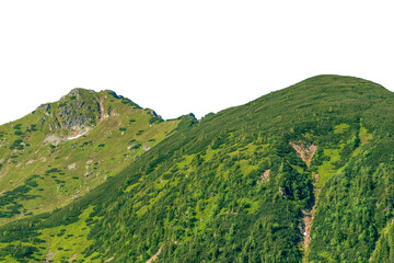 Green mountains in summer.  © K. Yeudakimava