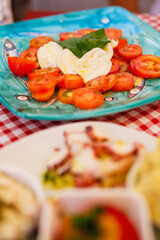 Tomato and mozzarella salad