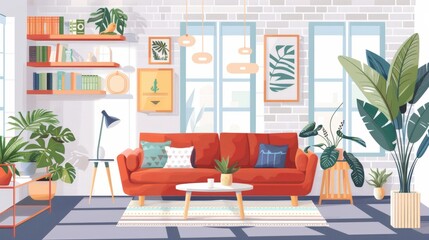 Modern Living Room Design: Stylish Furniture, Lighting, and Decor Ideas for a Cozy Home Interior