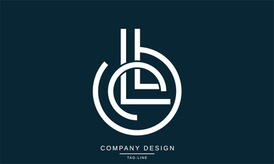 LO, OL, L, O Abstract Letters Logo Monogram Design Font Icon