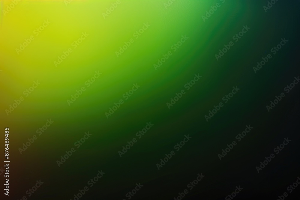 Poster Blurry image of a green and yellow background with some texture