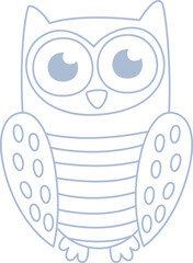 Owl Outline Bird