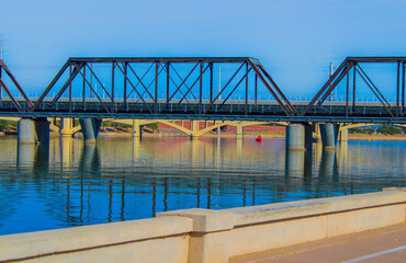 Evening With Lake and Bridge View