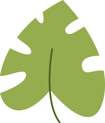 Tropical Leaf Handdrawn