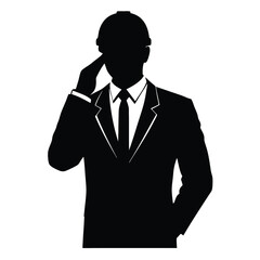 The engineer should be depicted in a professional pose, isolated on a high-resolution white background 