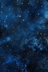 Fototapeta premium Starry, clear night sky portrayed through blend of photography, digital art Mixed media creation