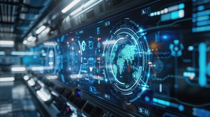 Fototapeta premium Machine Builder's Day. high-tech engineering. high-tech robotics. technologies of the future.