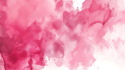 Fototapeta premium Pink smudge abstract watercolor background