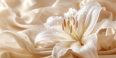 Sepia-toned Photography of a Flower Close-up, Elegant and Soft Floral Centerpiece with Gentle Petals