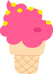 Hand Drawn Ice Cream Cone
