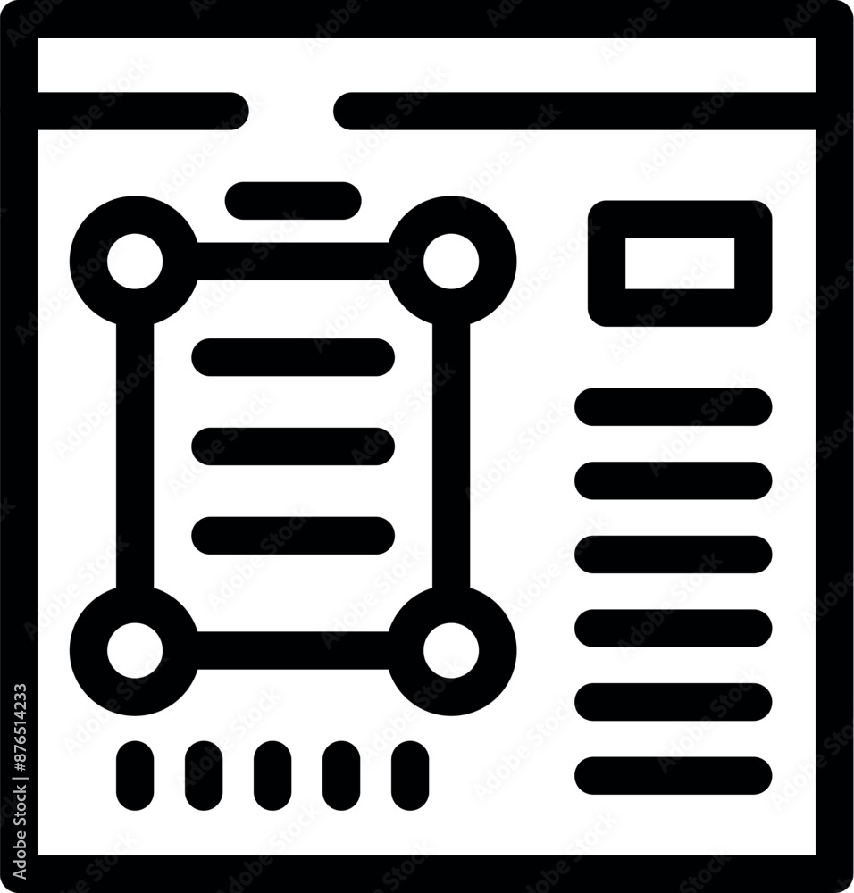 Poster wireframe is being used to plan the layout and functionality of a website