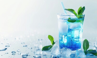 Modern delicious classic cocktail drink with fresh fruit Generate AI