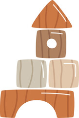 Blocks Pyramid Wooden Toy