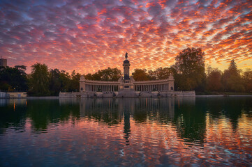 Obraz premium Retiro Park Madrid Spain
