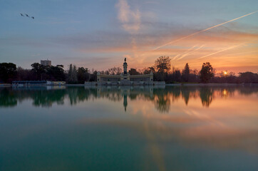 Naklejka premium Retiro Park Madrid Spain
