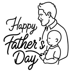 Emotional Father's Day Illustrations Artistic Tribute