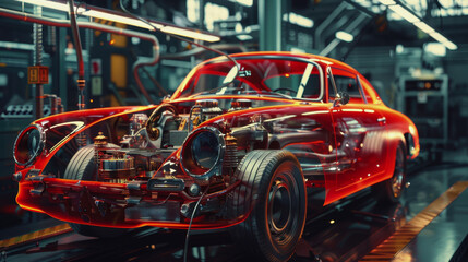 Machine Builder's Day. car assembly shop. car manufacturing. car assembly.