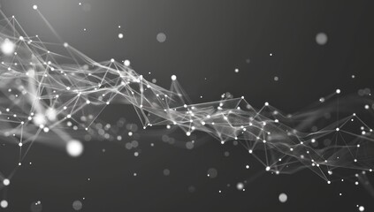Abstract Digital Network Connection Background