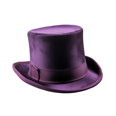 purple hat isolated on white