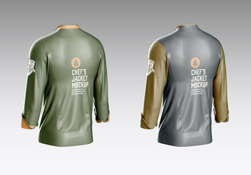 Men's Chef's Jacket Mockup