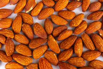 almond texture background pile nut