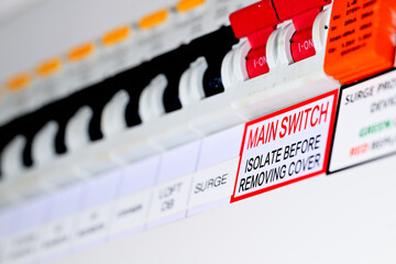 Electrical Distribution unit for domestic electricity supply