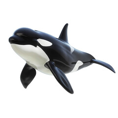 Fototapeta premium dolphin isolated on white background