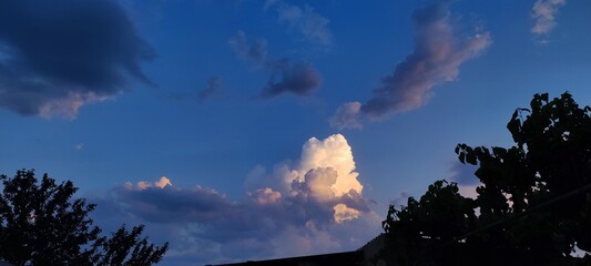 Huge clouds